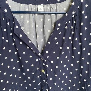 Polka dot blouse